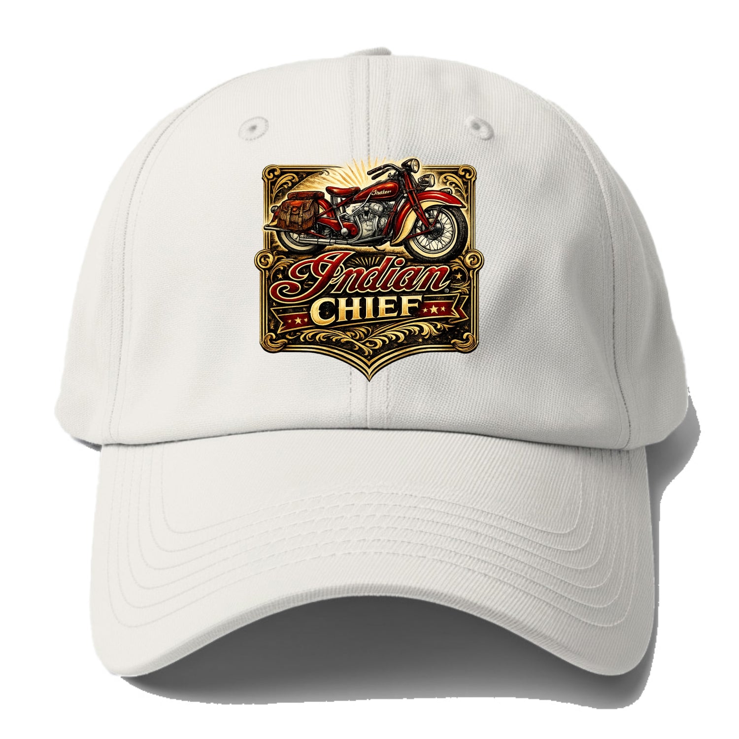 Classic Indian Chief - Baseball Cap - Off White