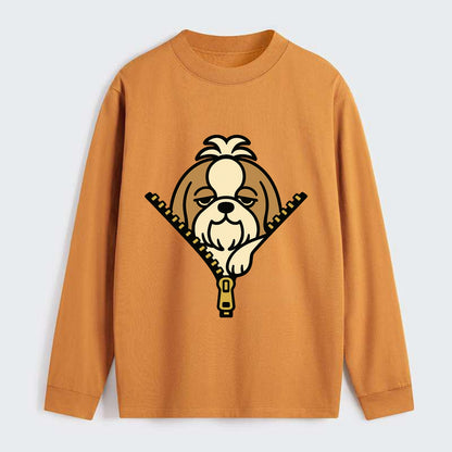 Shih Tzu - Classic Long Sleeve Shirt - Orange