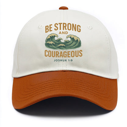 Joshua 1:9 Ocean - Two Tone Cap - Orange