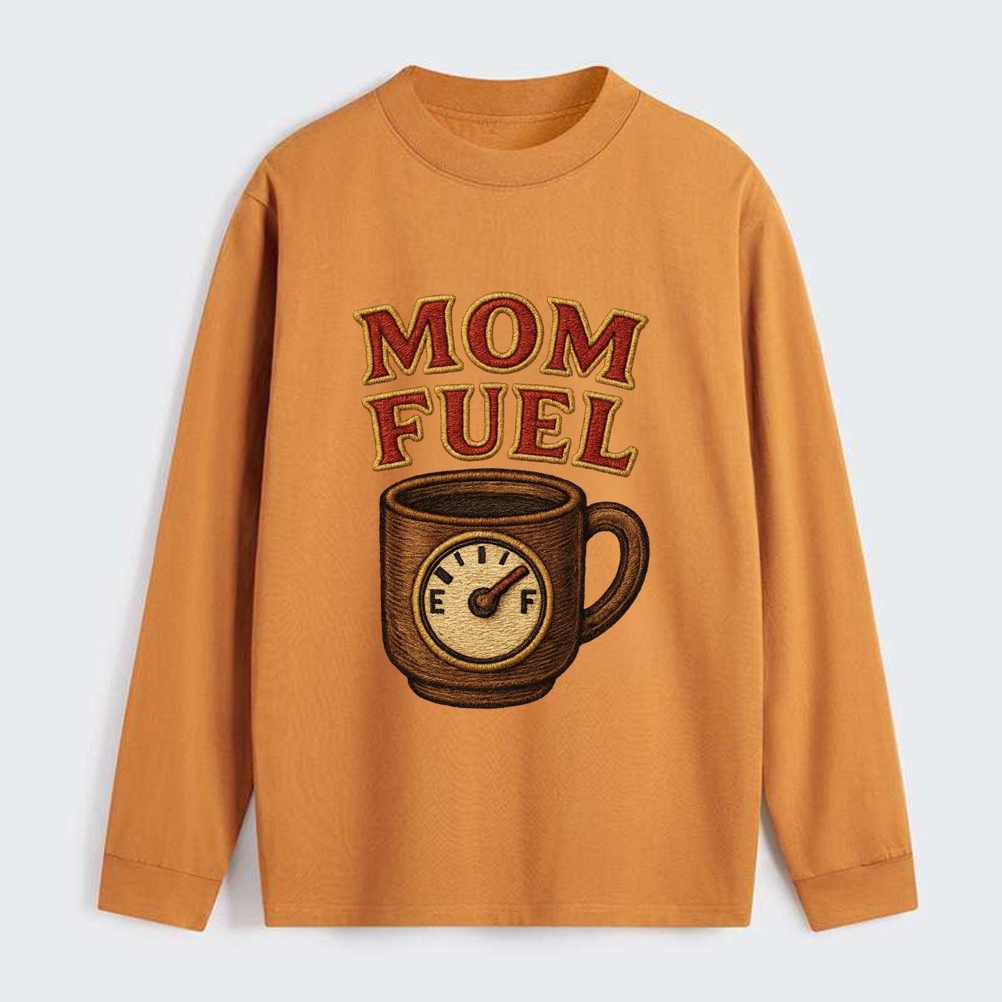 Mom Fuel  - Classic Long Sleeve Shirt - Orange