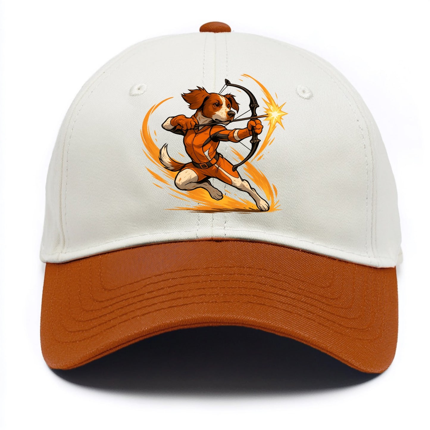 Brittany Hawkeye  - Two Tone Cap - Orange
