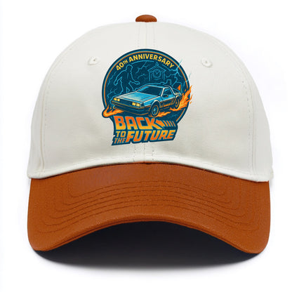 Back To The Future 40th Anniversary - Two Tone Cap - Orange