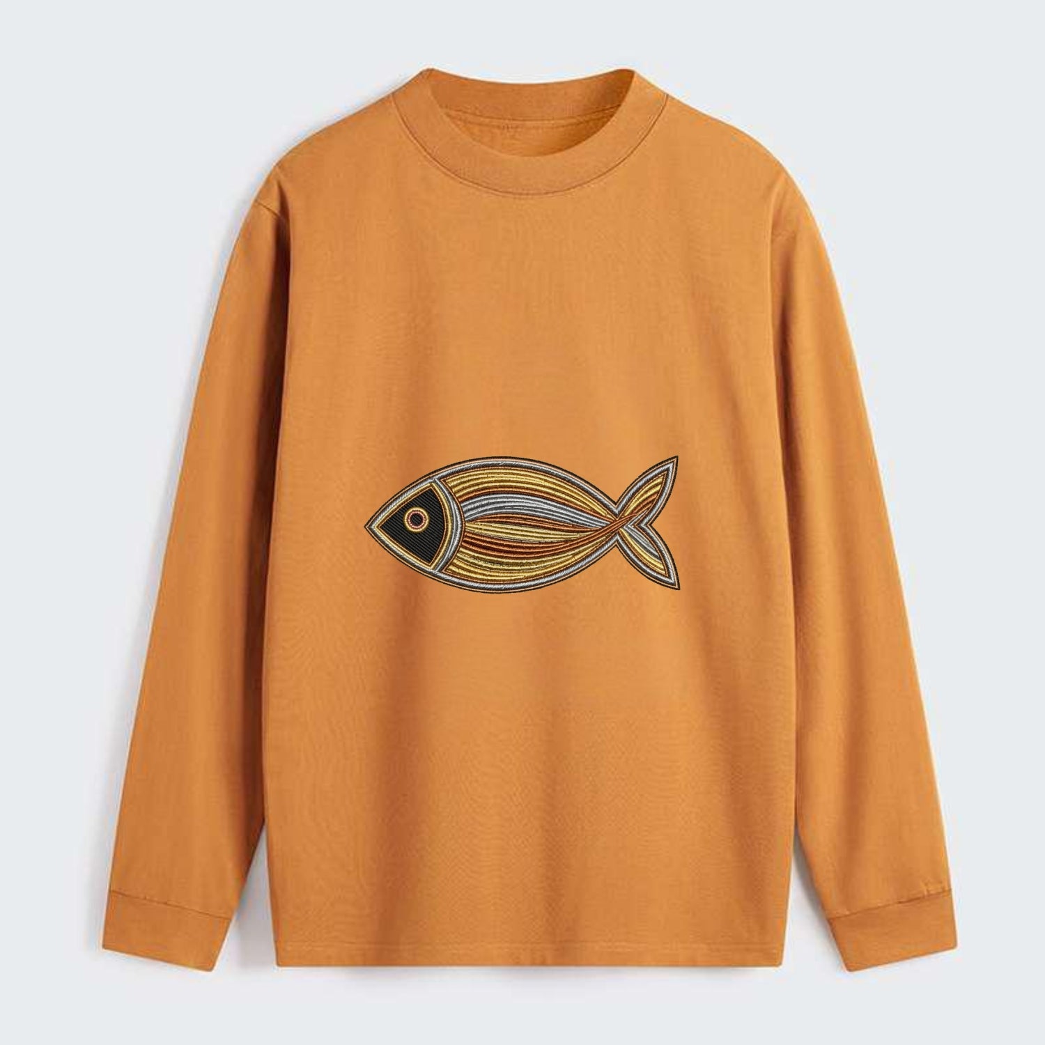 Ichthys - Classic Long Sleeve Shirt - Orange