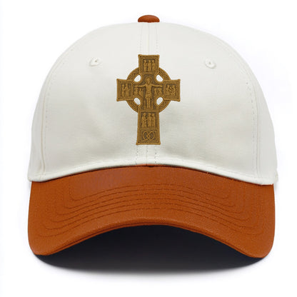 Monasterboice Cross - Two Tone Cap - Orange