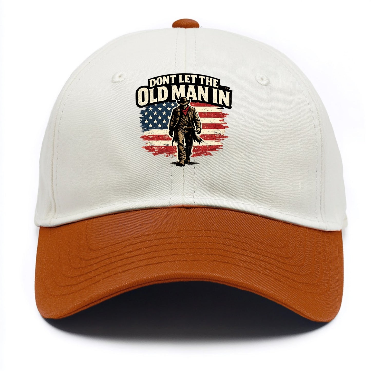 Dont Let The Old Man In - Two Tone Cap - Orange