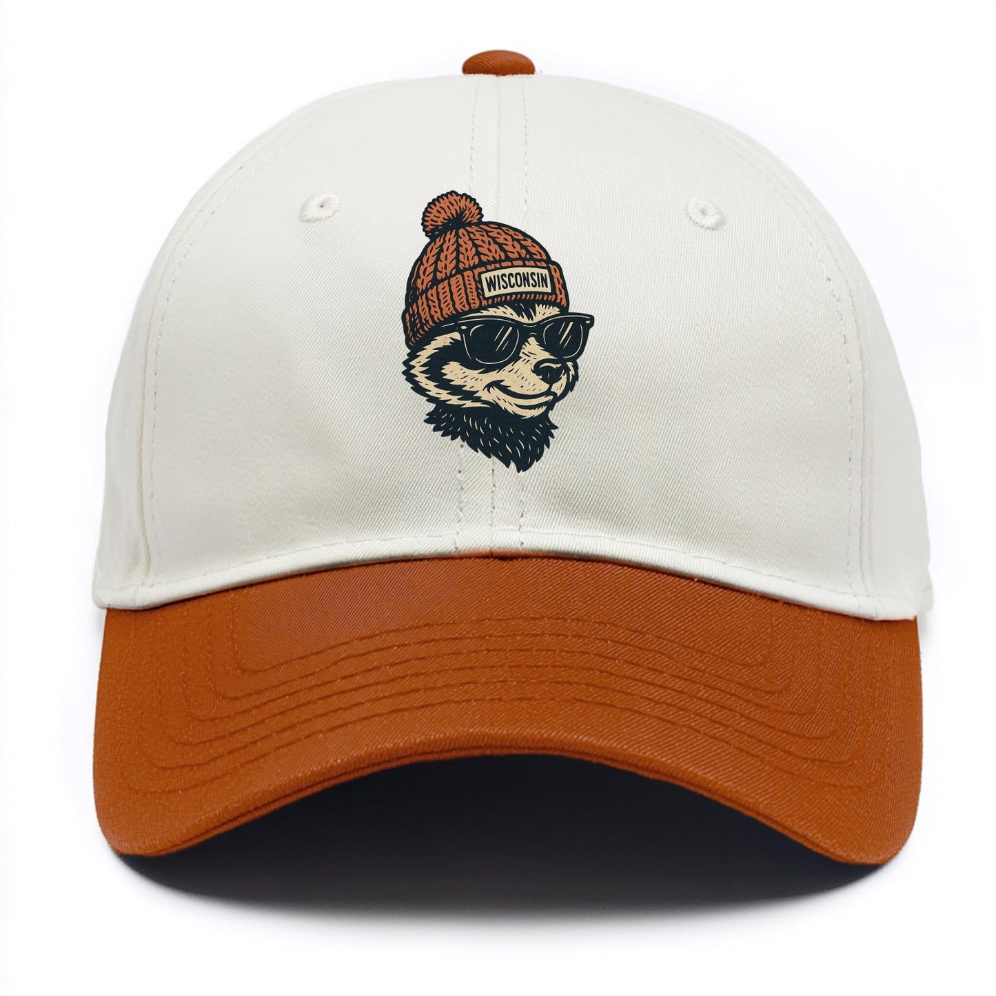 Madison Badge - Two Tone Cap - Orange