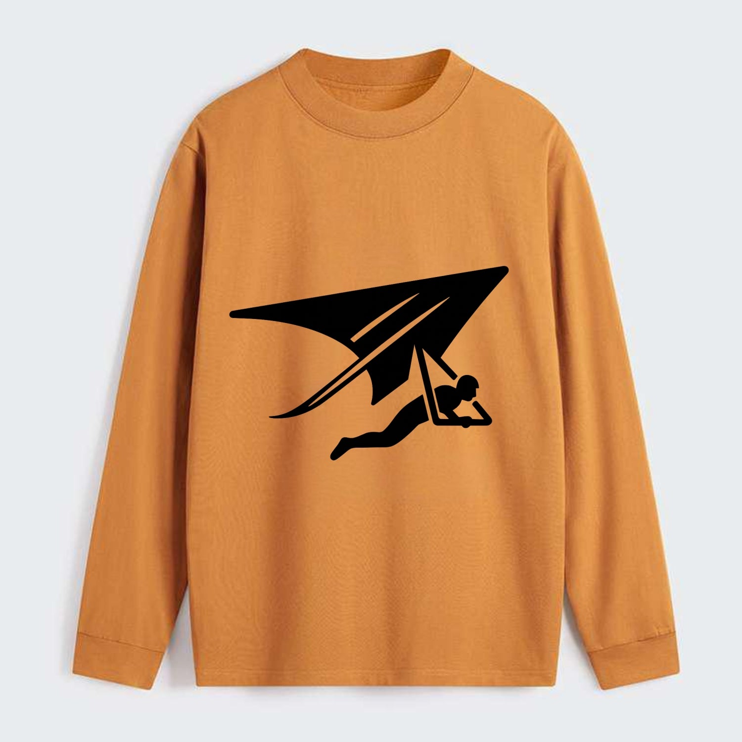 Hang glider soaring - Classic Long Sleeve Shirt - Orange