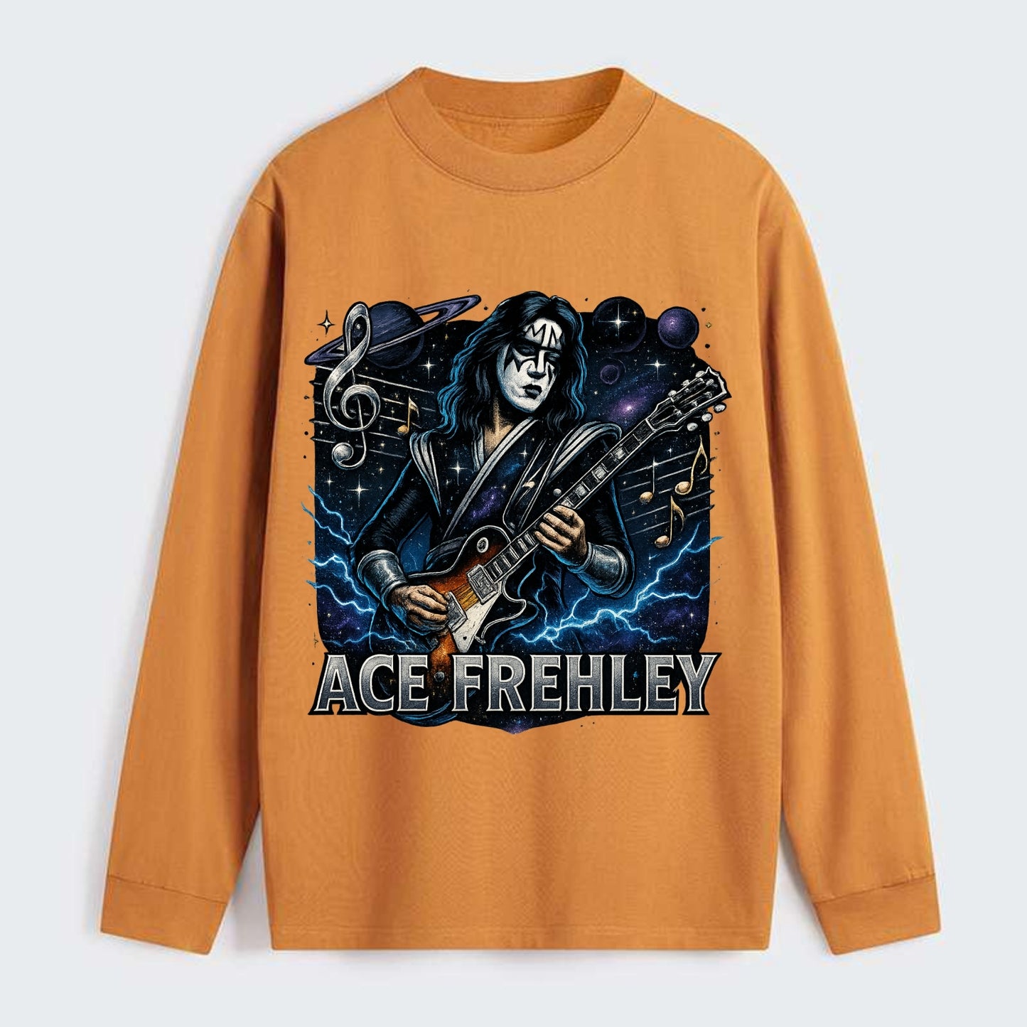 Ace Musical Cosmos - Classic Long Sleeve Shirt - Orange