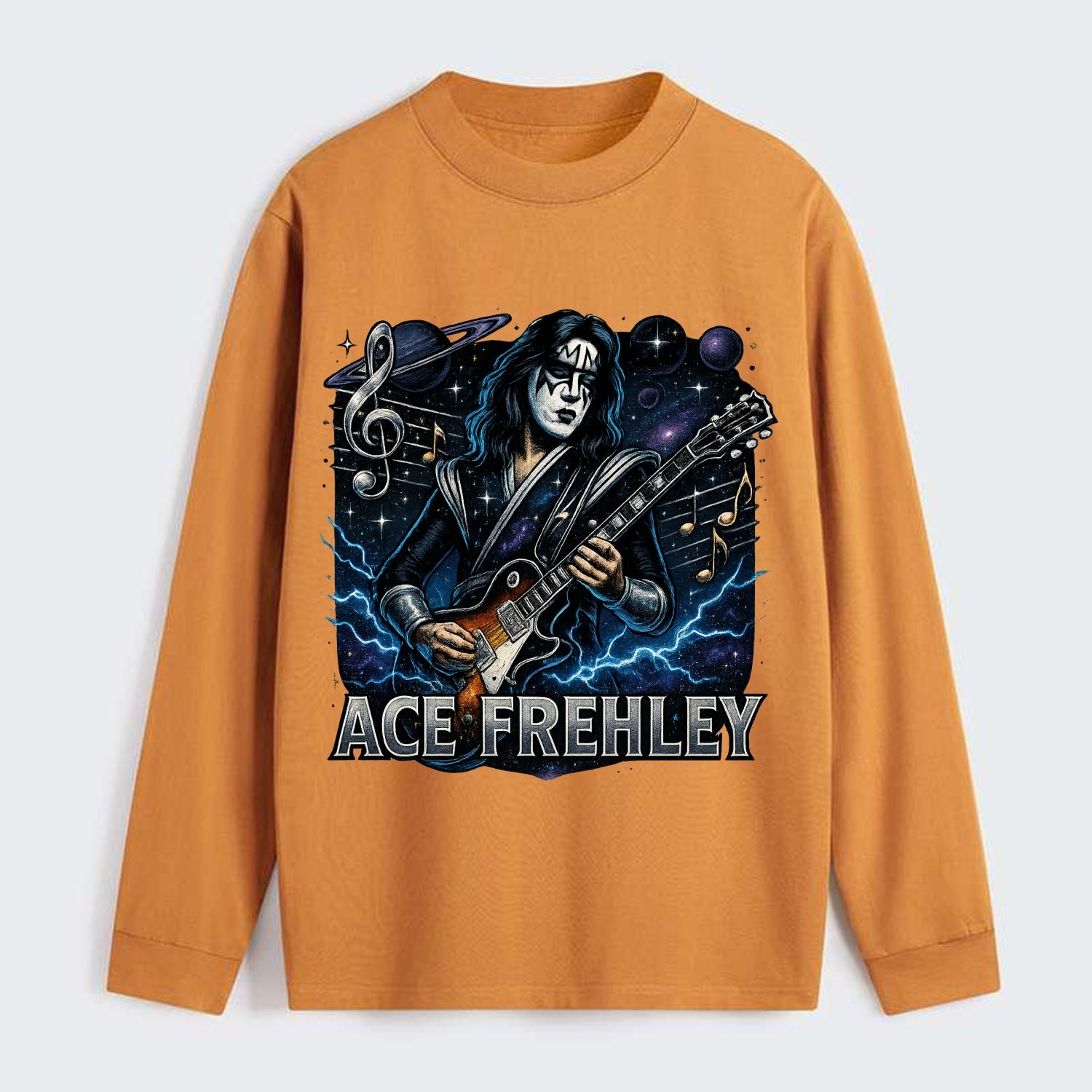 Ace Musical Cosmos - Classic Long Sleeve Shirt - Orange
