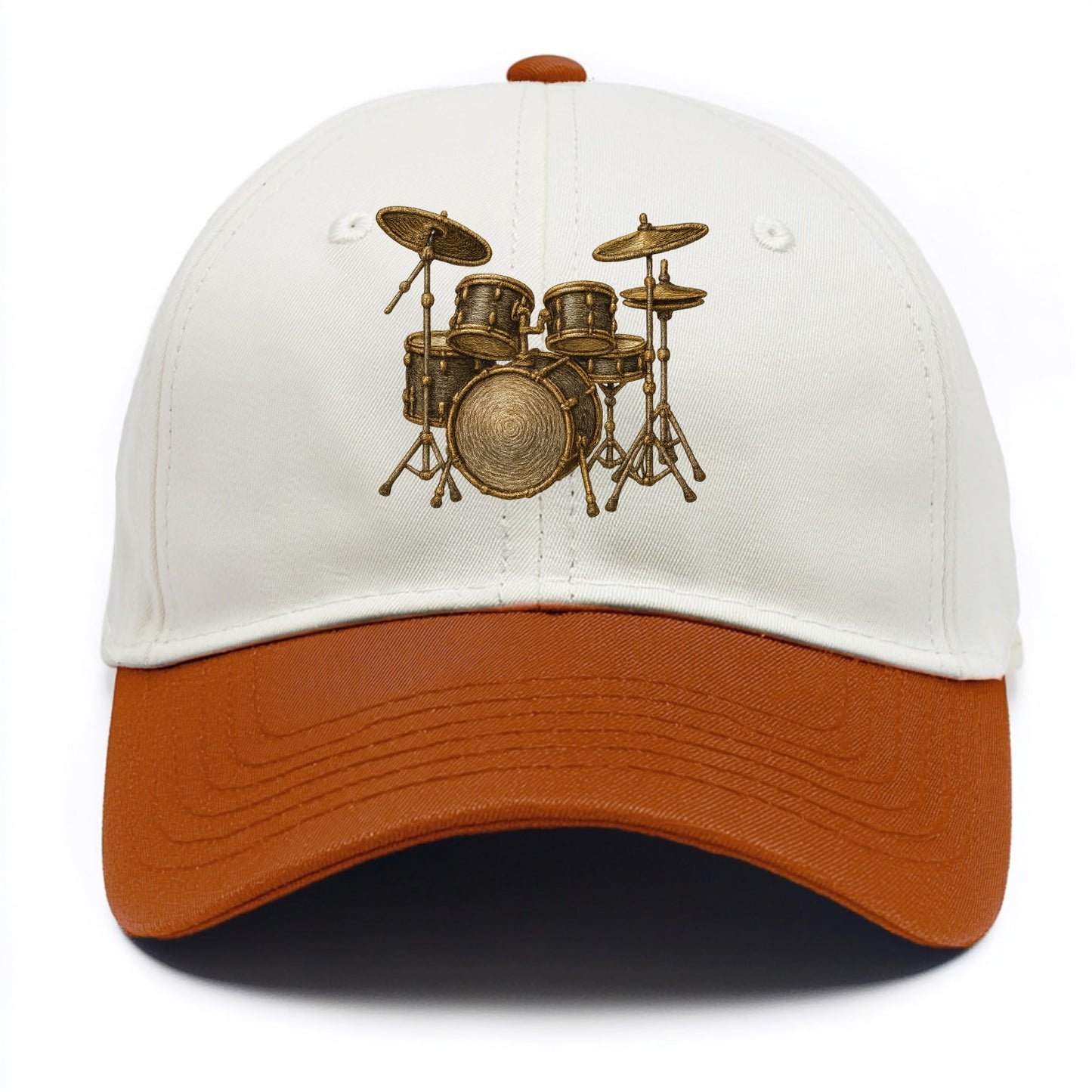 Drum Kit  - Two Tone Cap - Orange