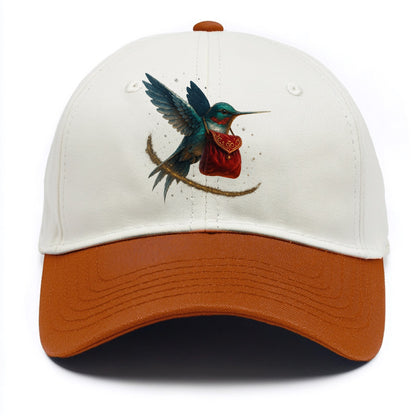 Frostbite Hummingbird Courier  - Two Tone Cap - Orange
