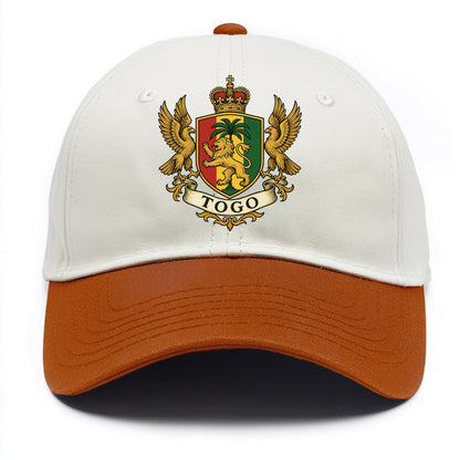Togo Heritage Badge  - Two Tone Cap - Orange