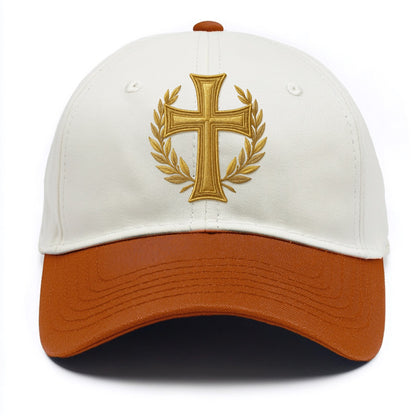 Victory Cross  - Two Tone Cap - Orange