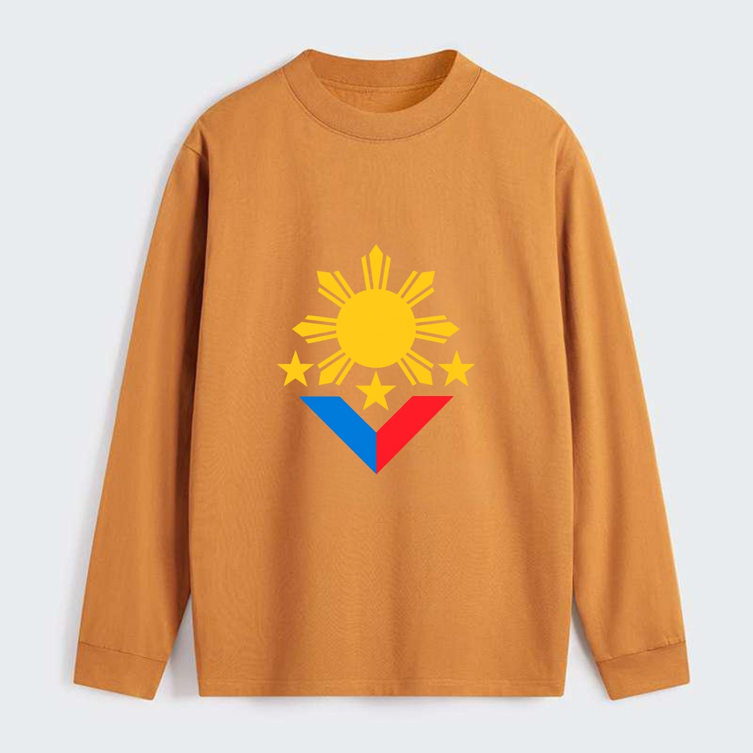 Sun Of Three - Classic Long Sleeve Shirt - Orange