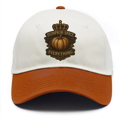 Pumpkin Spice Everything  - Two Tone Cap - Orange