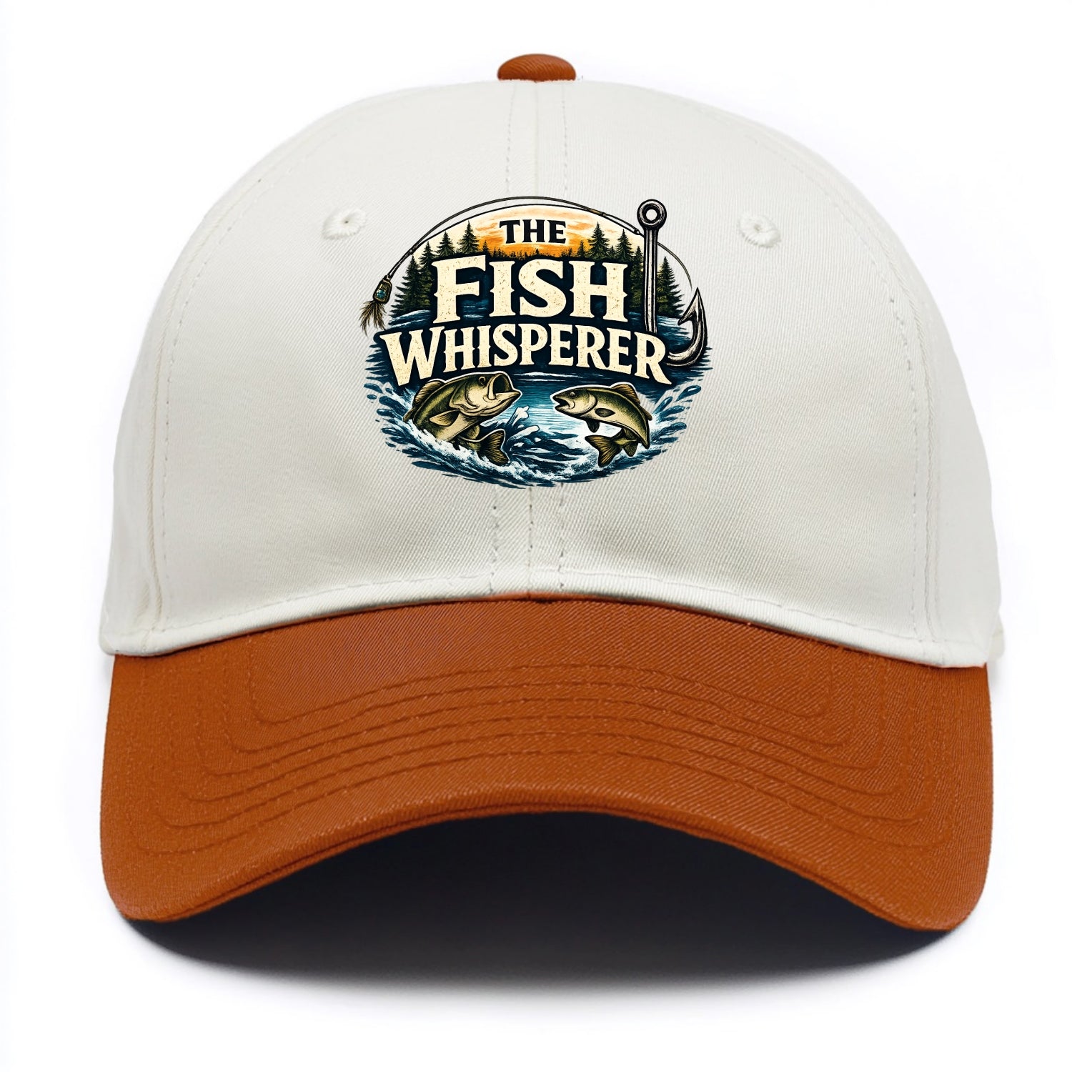 The Fish Whisperer - Two Tone Cap - Orange