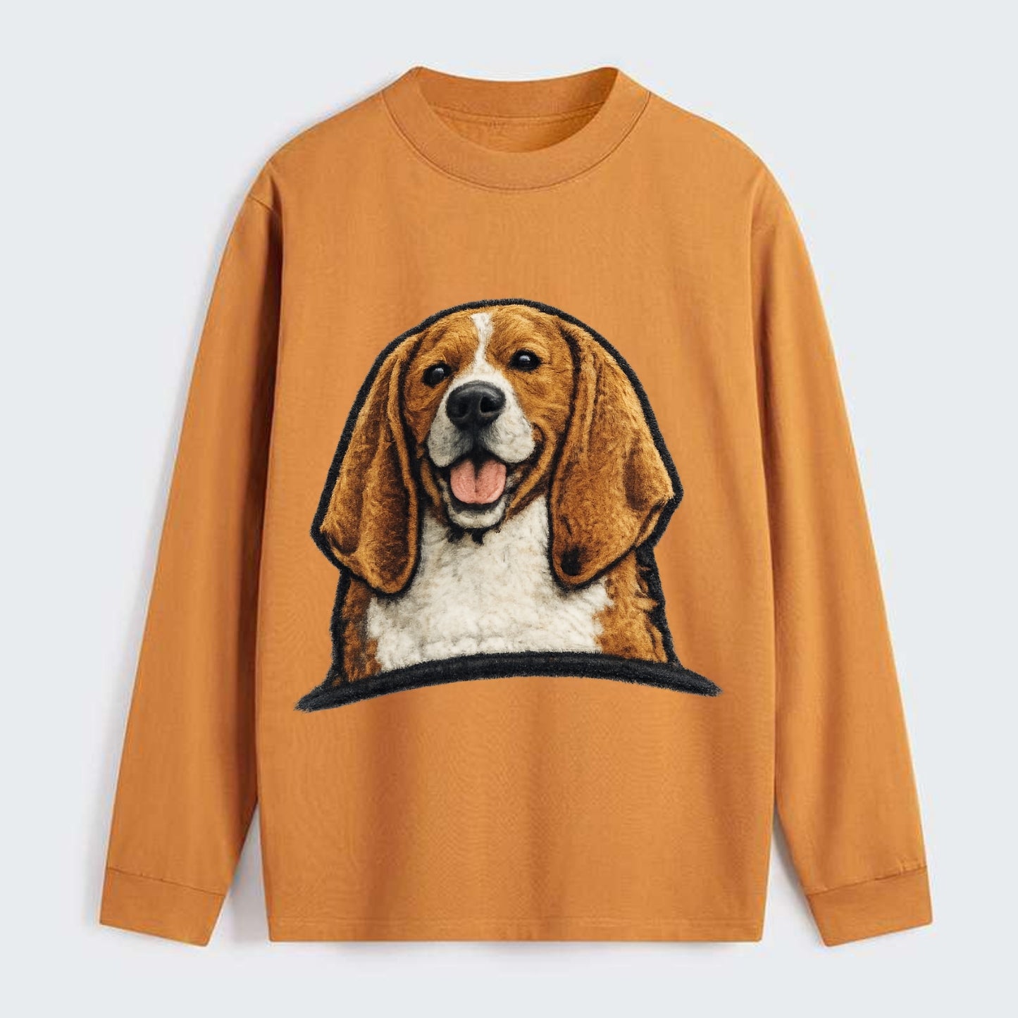 Buddy Beagle - Classic Long Sleeve Shirt - Orange