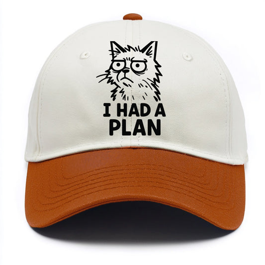 Existential Crisis Cat - Two Tone Cap - Orange