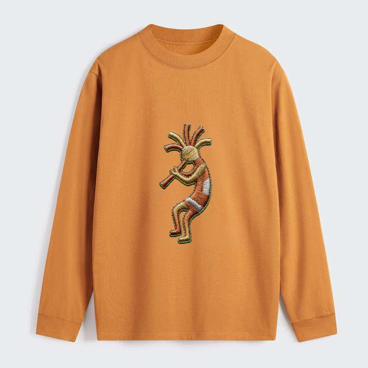 Kokopelli - Classic Long Sleeve Shirt - Orange