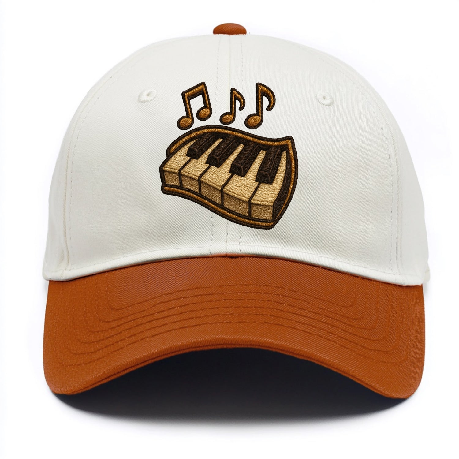 Piano Keys  - Two Tone Cap - Orange