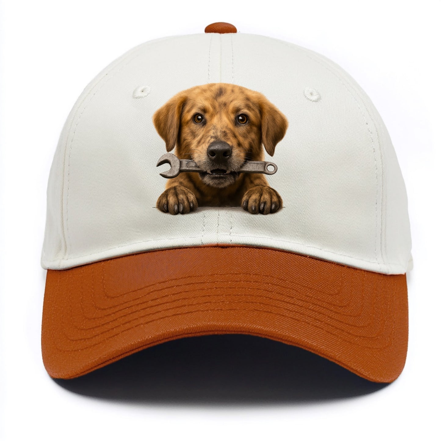 Mechanic Dog  - Two Tone Cap - Orange
