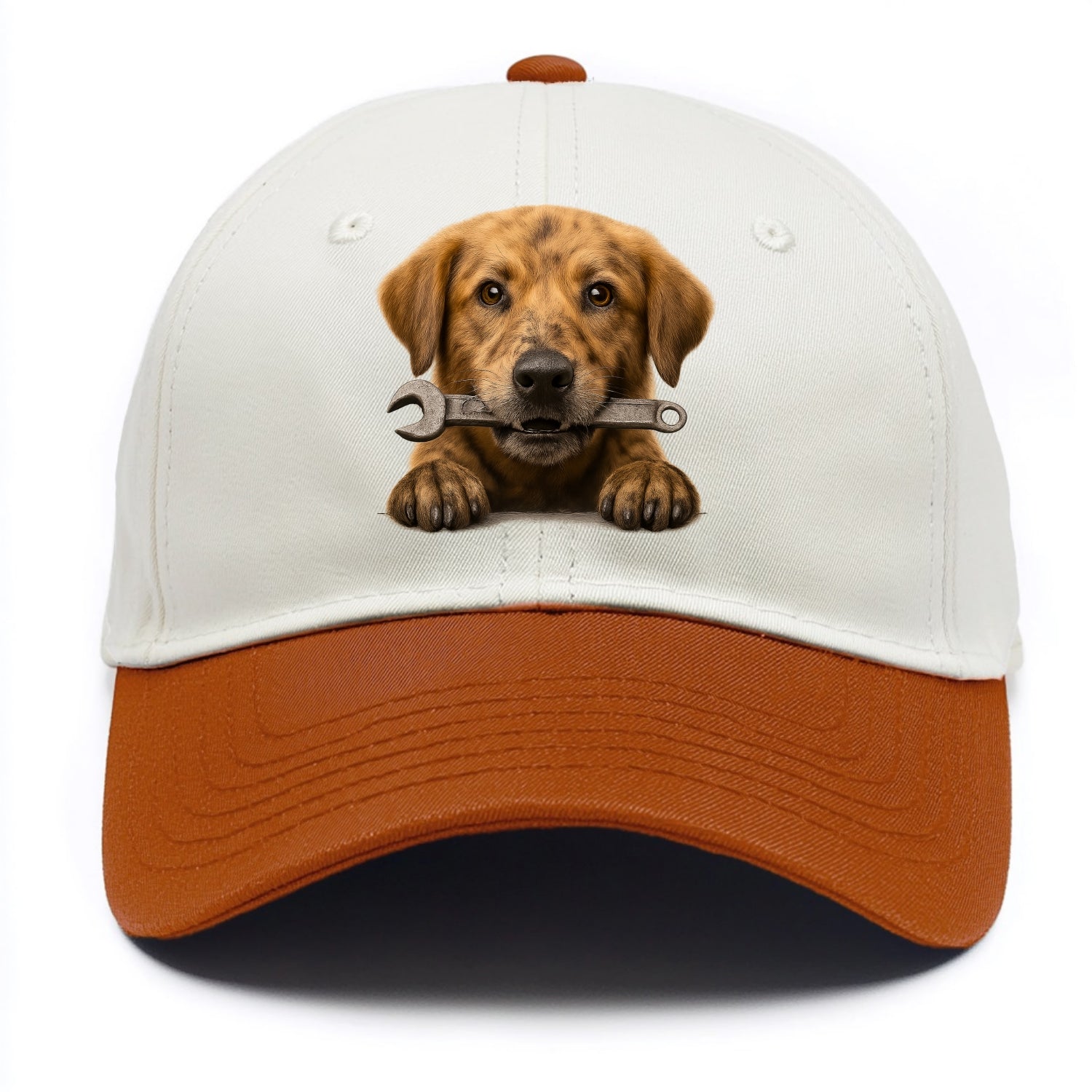 Mechanic Dog  - Two Tone Cap - Orange