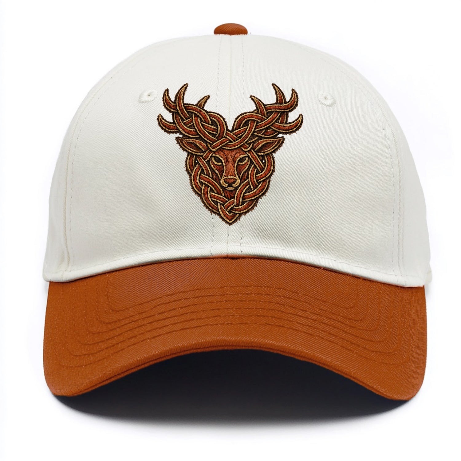 Stag Knot - Two Tone Cap - Orange