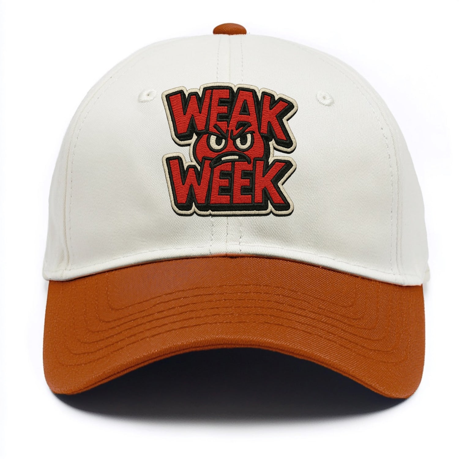 WEAK;WEEK WARRIOR Monday Blue Cap - Two Tone Cap - Orange