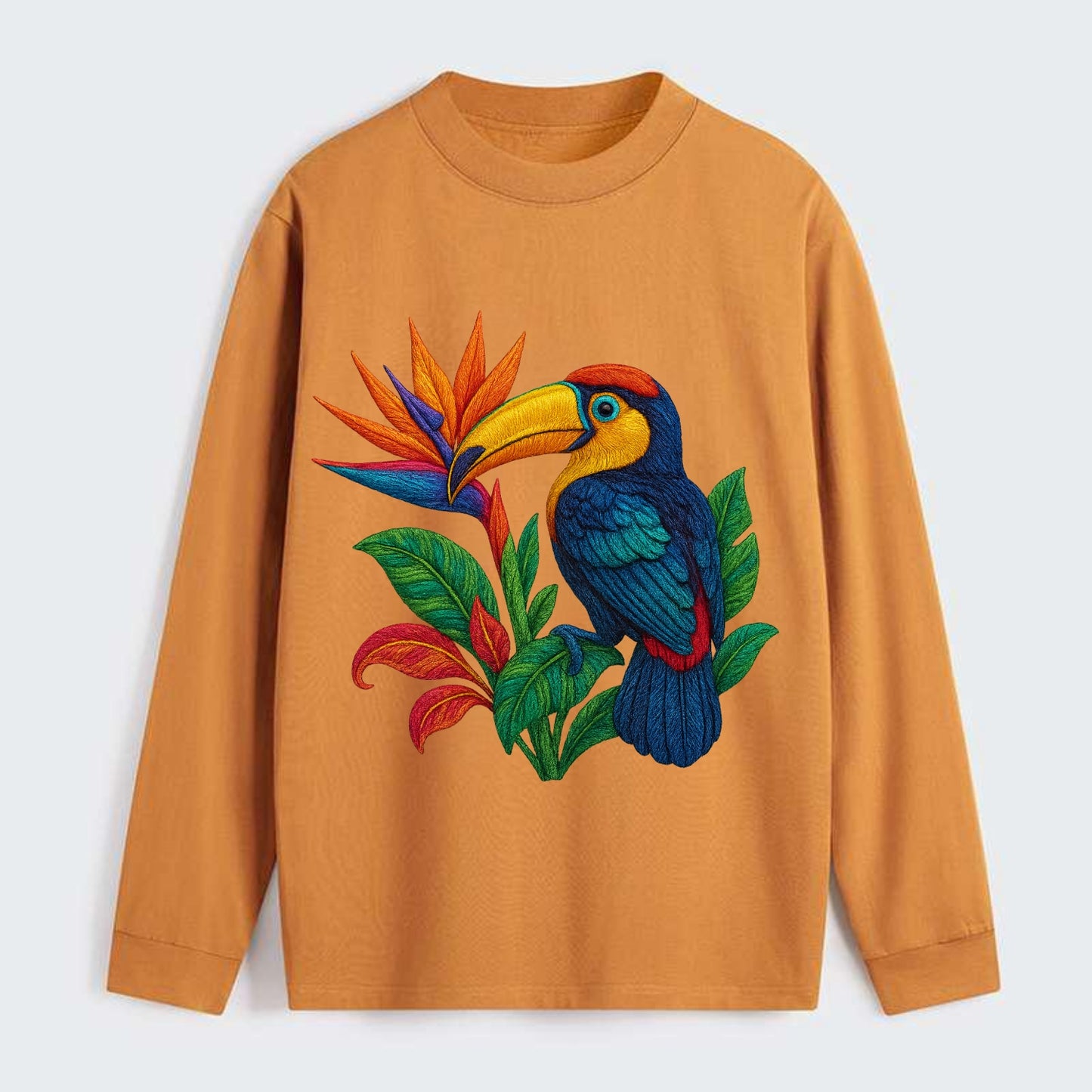 Toucan Paradise - Classic Long Sleeve Shirt - Orange
