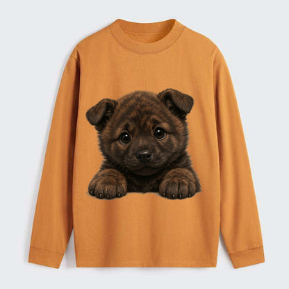 Kai Ken  - Classic Long Sleeve Shirt - Orange