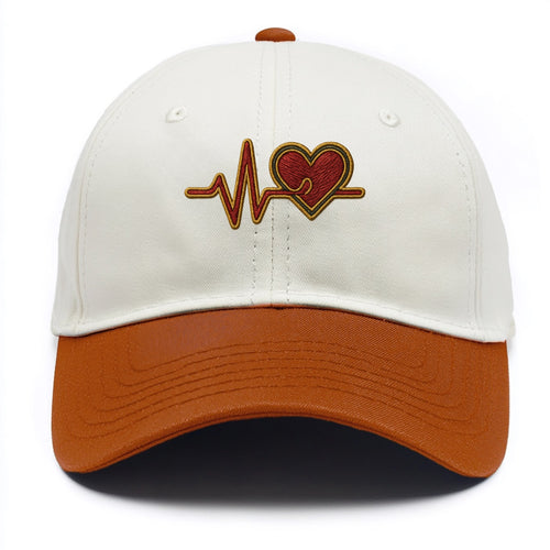 Heartbeat Line  - Two Tone Cap