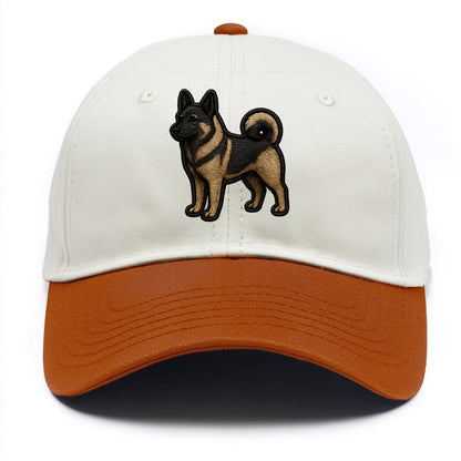 Norwegian Elkhound - Trendy Nordic desig - Two Tone Cap - Orange