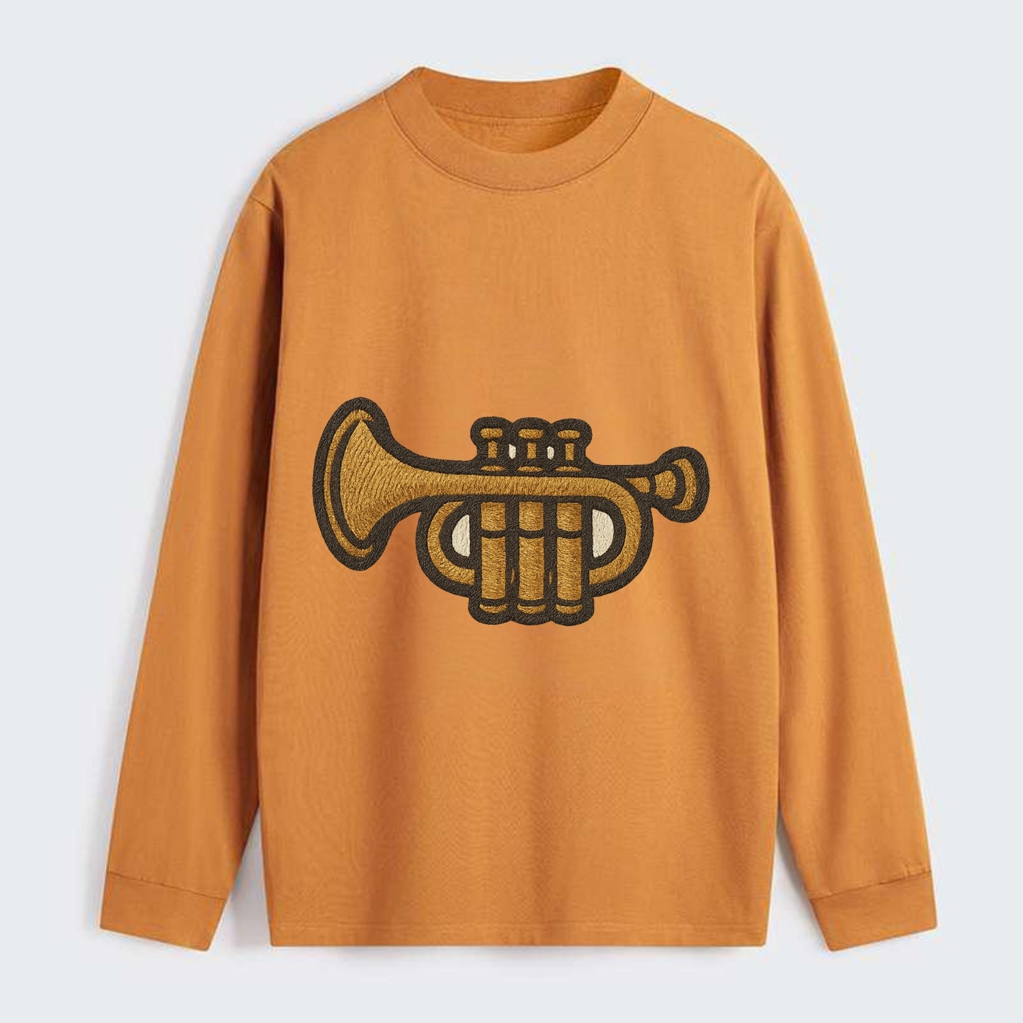 Trumpet  - Classic Long Sleeve Shirt - Orange