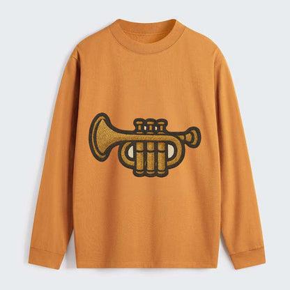 Trumpet  - Classic Long Sleeve Shirt - Orange