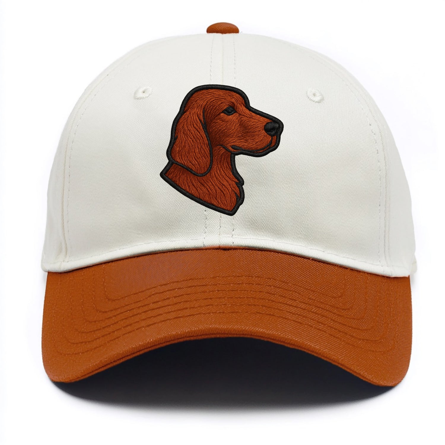 Irish Setter - Contemporary red setter l - Two Tone Cap - Orange