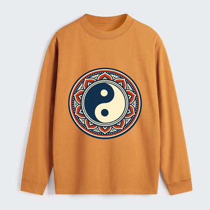 Harmony of Balance - Classic Long Sleeve Shirt - Orange