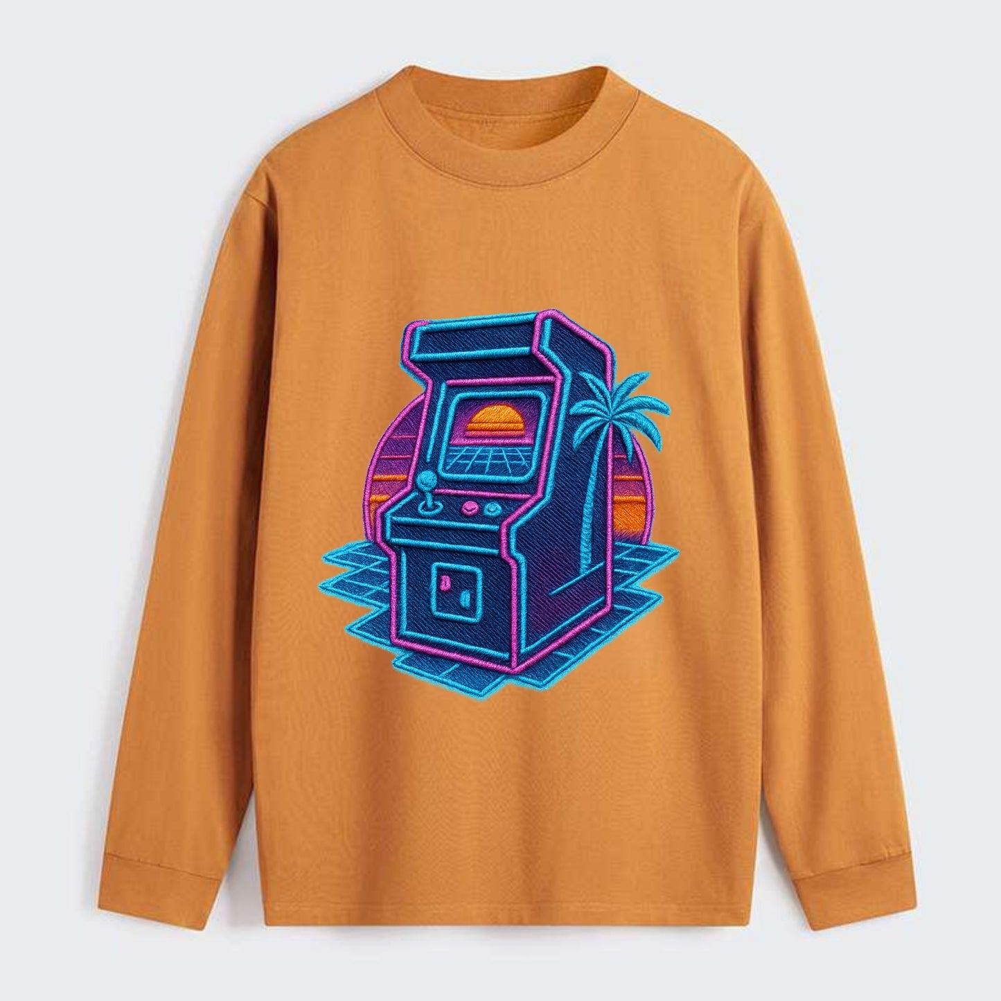 Arcade Machine - Classic Long Sleeve Shirt - Orange