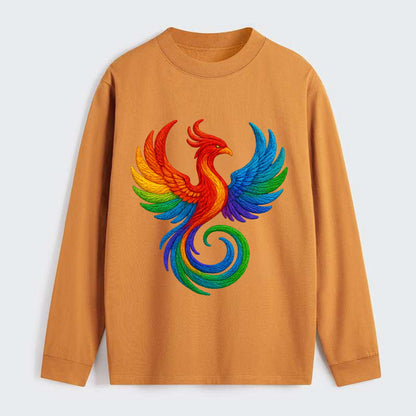 Phoenix Rising  - Classic Long Sleeve Shirt - Orange