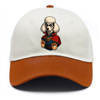 Poodle Doctor Strange  - Two Tone Cap - Orange