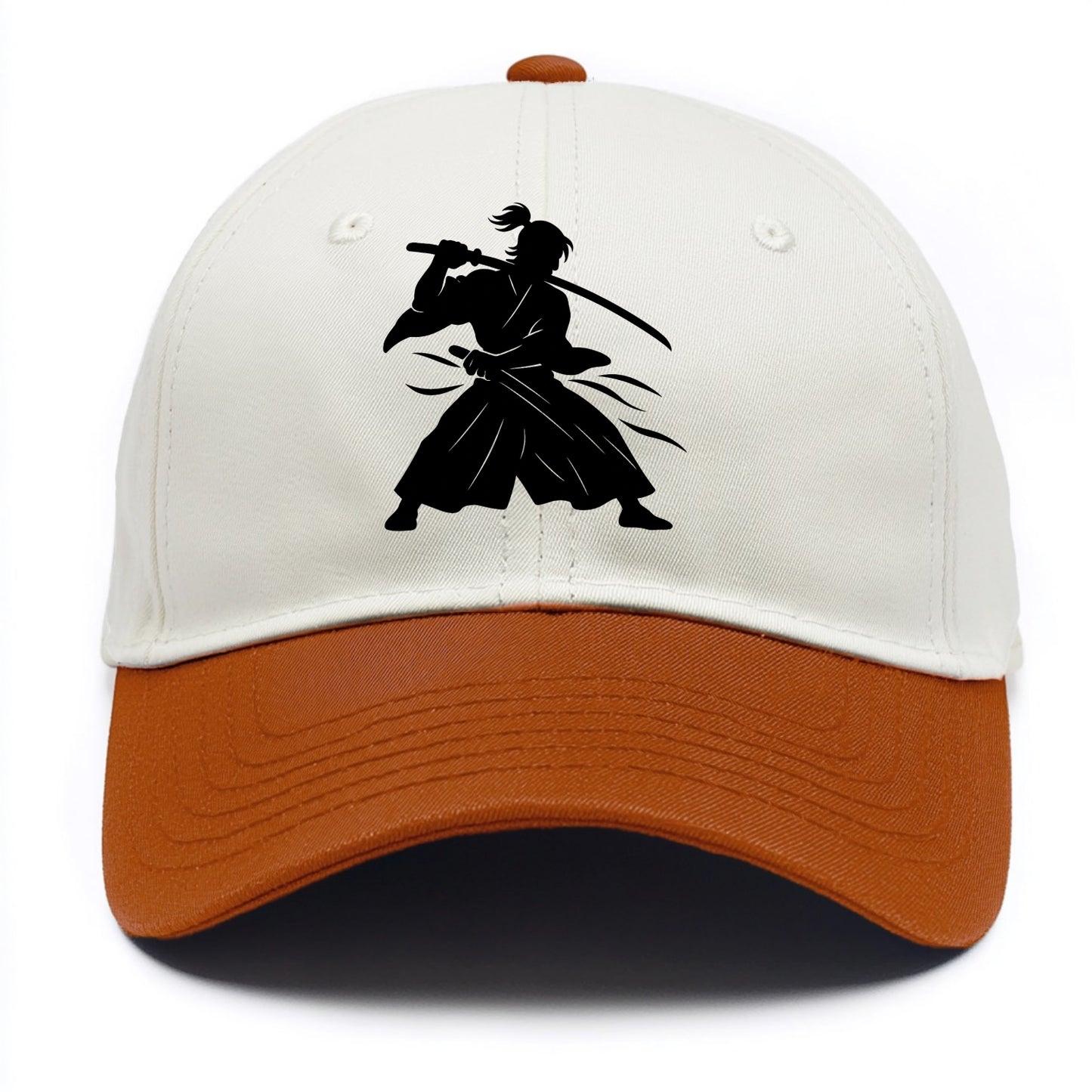 Japanese samurai sword draw - Two Tone Cap - Orange