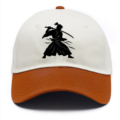Japanese samurai sword draw - Two Tone Cap - Orange