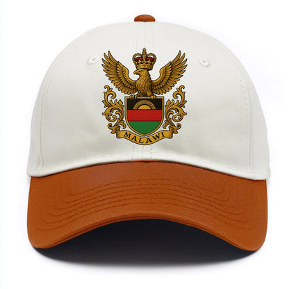 Malawi Royal Logo  - Two Tone Cap - Orange