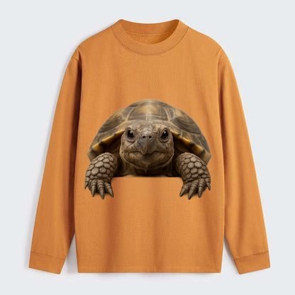 Tortoise  - Classic Long Sleeve Shirt - Orange
