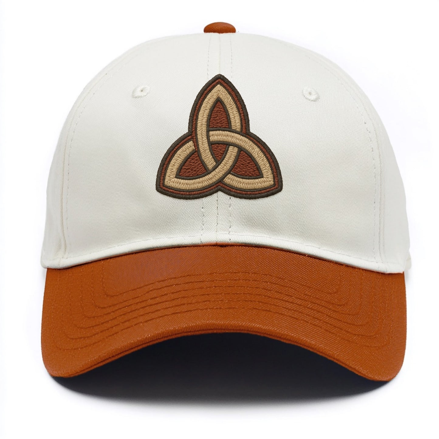 Trinity Knot  - Two Tone Cap - Orange