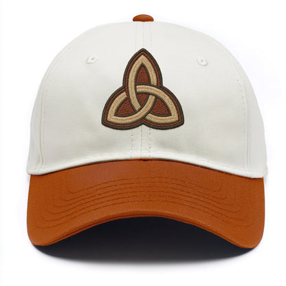 Trinity Knot  - Two Tone Cap - Orange