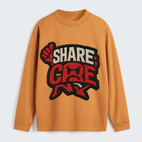 SHARE;CARE TOO MUCH Oversharer Green Hat - Classic Long Sleeve Shirt