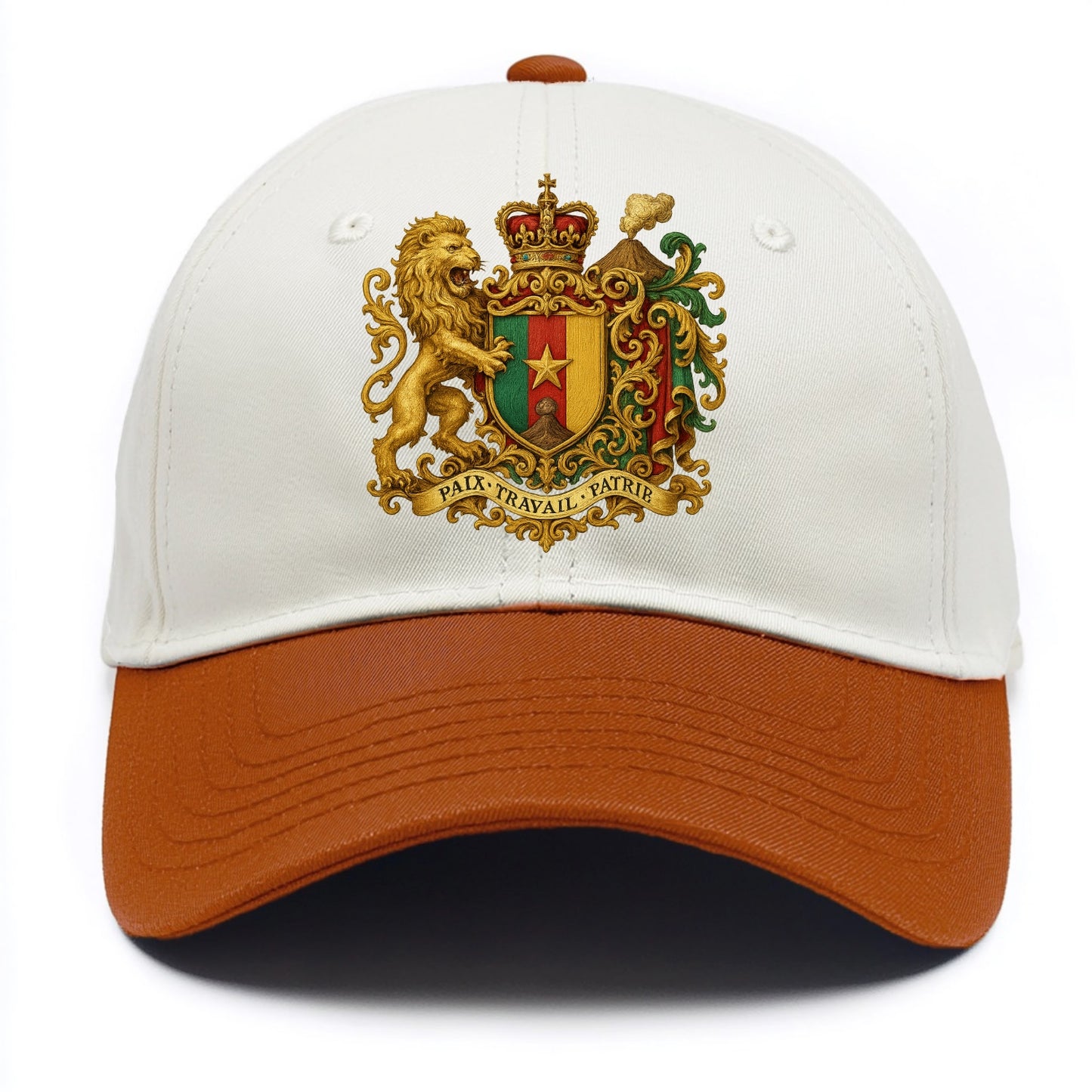 Cameroon Royal Logo  - Two Tone Cap - Orange