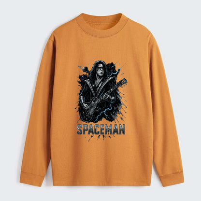 Silver Splash - Classic Long Sleeve Shirt - Orange