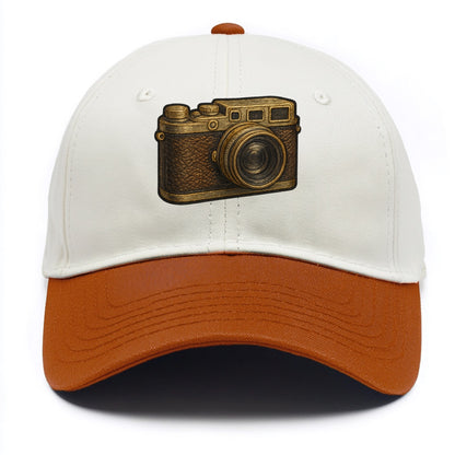 Film Camera  - Two Tone Cap - Orange