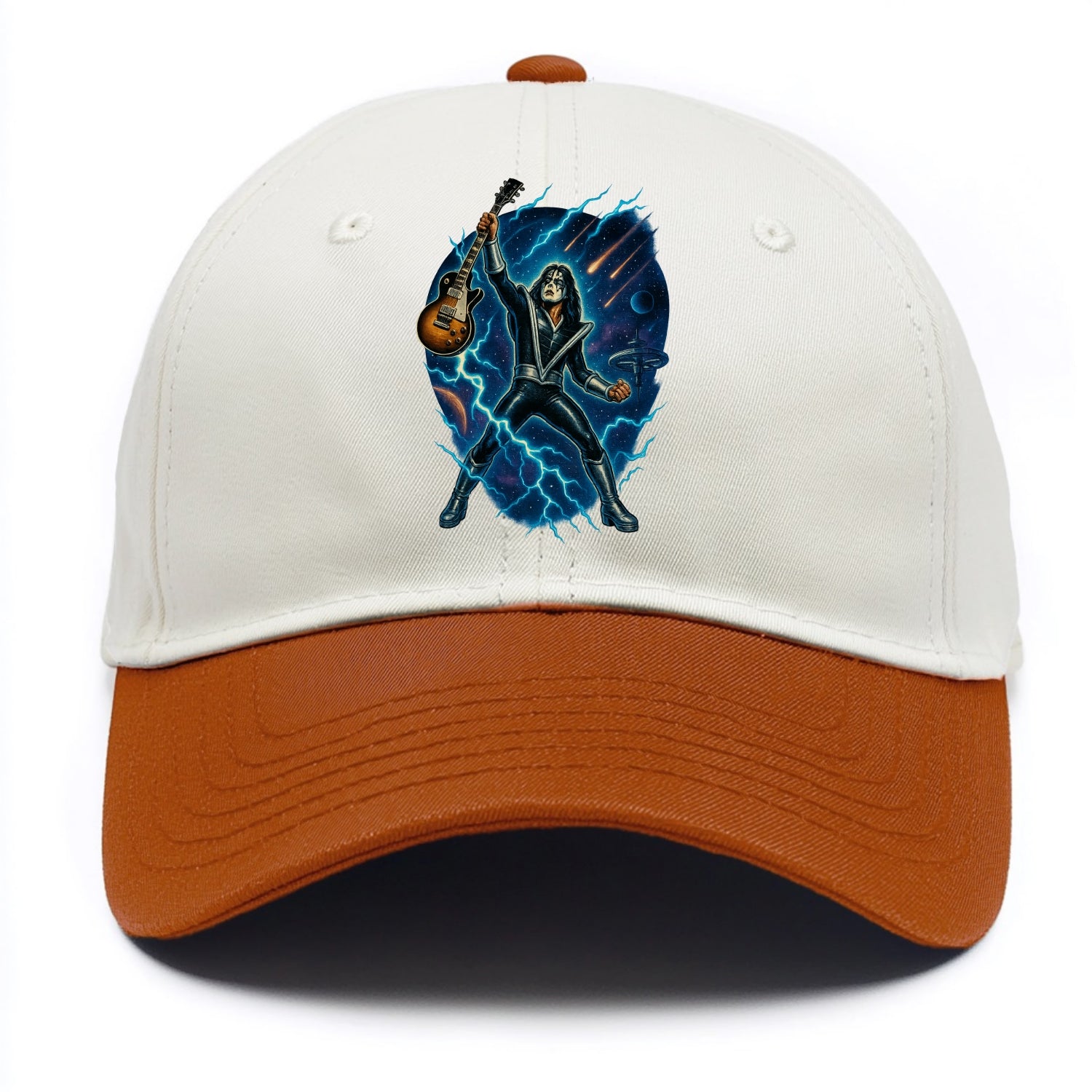 Ace Frehley Cosmic Solo - Two Tone Cap - Orange